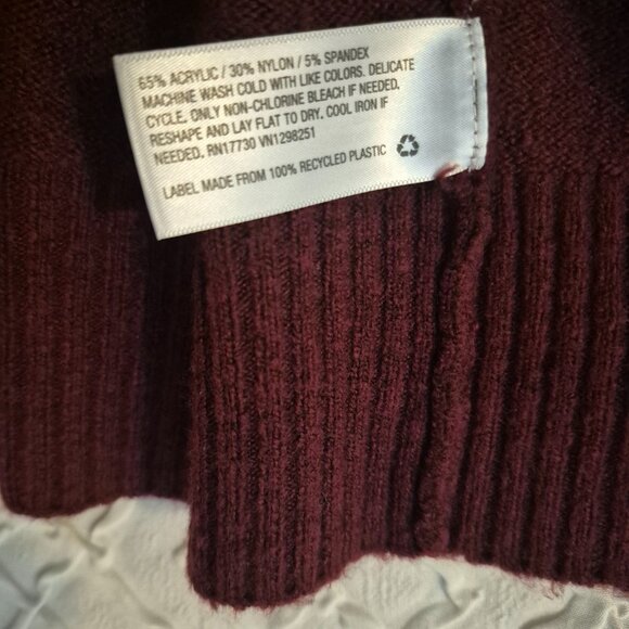 a new day burgundy Cardigan - Picture 5 of 5